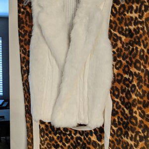 Faux fur vest